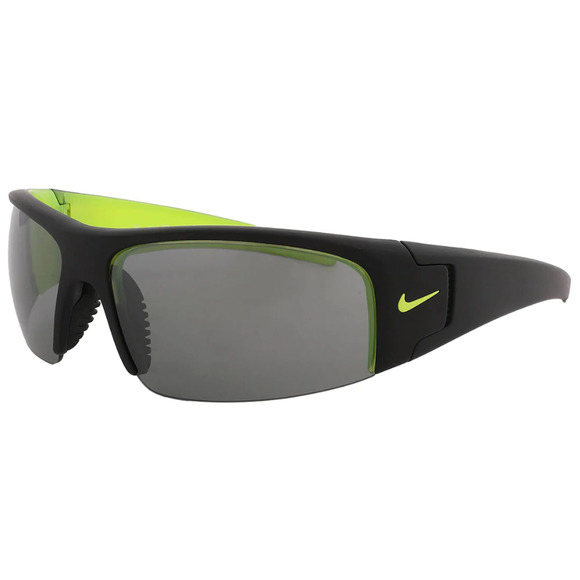 Nike Diverge Men's Sunglasses Matte Black Volt EV0325 Sport Wrap New w Tag Paper - Picture 2 of 12